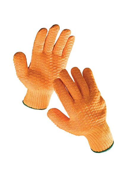 CERVA FALCON Protective gloves with PVC grid 10 Orange