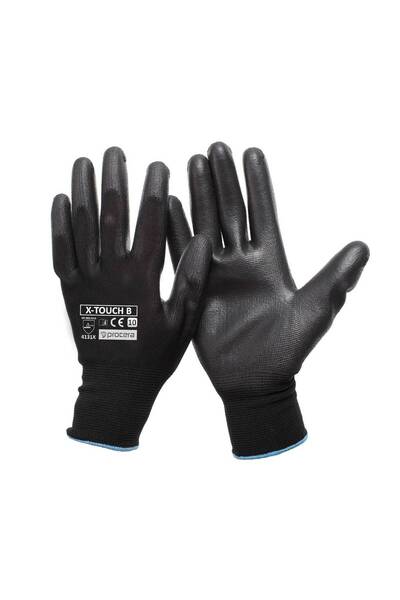 Procera Mănuși de protecție, îmbibate în poliuretan, Procera, X-TOUCH 7 Black
