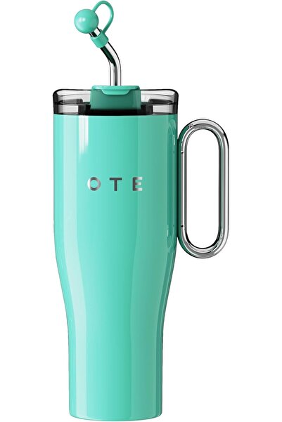 Generics OTE 1.2L Tumbler with Handle and Straw Lid, Double Walled Vacuum Sta...