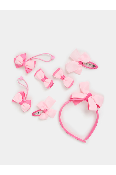 Styli Set of 4 - Bow Detail Headband Hair Tie and Clip