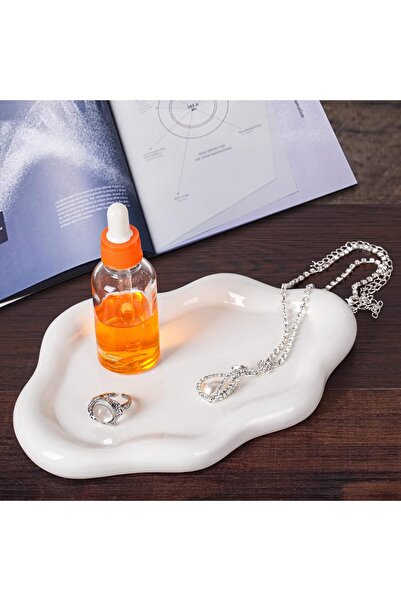 e world unbox happiness BIGPIPI Ceramic Jewelry Tray Dish for Ring Key Trinke...