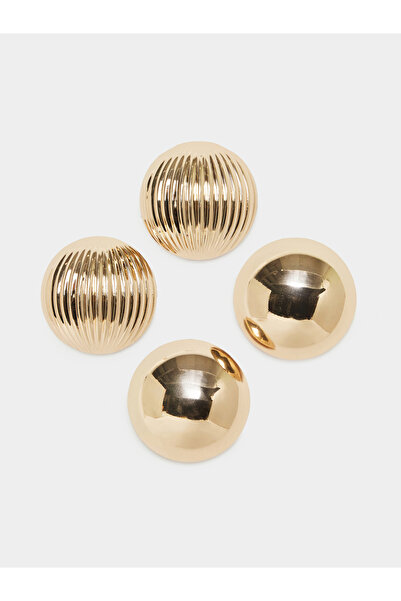 Styli Pack of 2 - Gold Stud Earrings