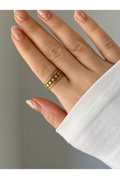 Çelik Vintage Yüzük Modeli