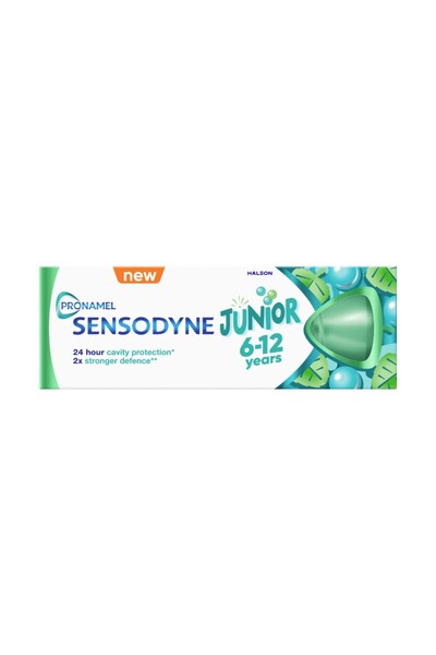 Sensodyne Set of 3 x Toothpaste for Children, Junior Pronamel 6 - 12 years, 5...