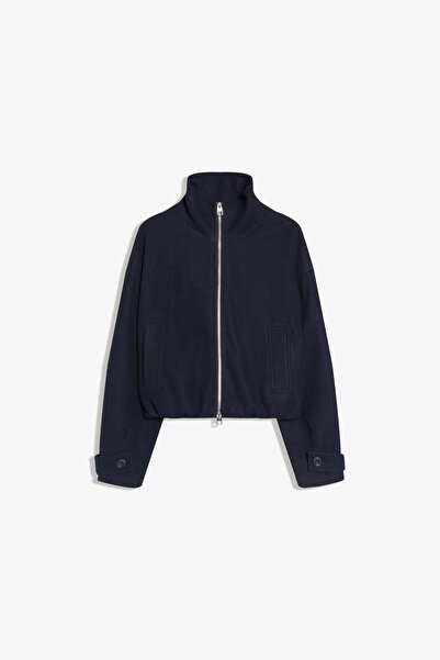 Bershka Fermuarlı yumuşak dokunuşlu ceket