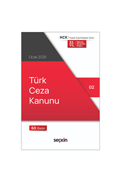 Savaş Yayınevi Türk Ceza Kanunu - Seçkin Yayınevi Kanun Metinleri Ocak 2026