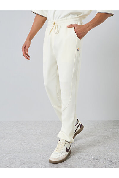 Styli Men Cream Oversized Scuba Joggers