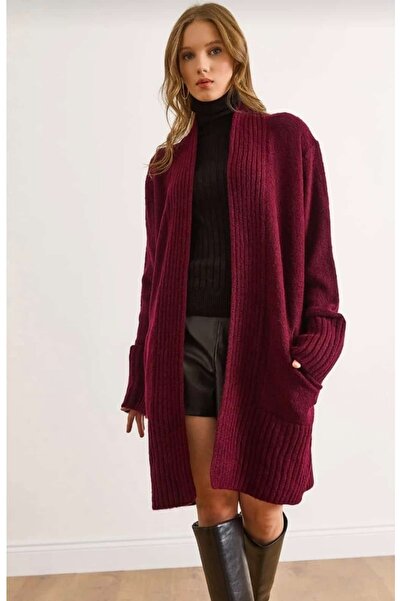 Zulu كارديجان نسائي طويل قصة فضفاضة سميك محبوك - كارديجان ناعم للاستخدام اليو...