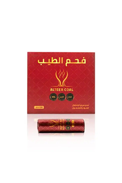 Biki فحم الطيب الأصلي سريع الاشتعال XXL للعود والبخور – 80 قرص