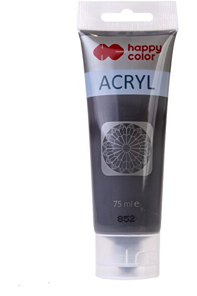 HAPPY COLOR Culoare acrilica 75ml, gri inchis roscat,