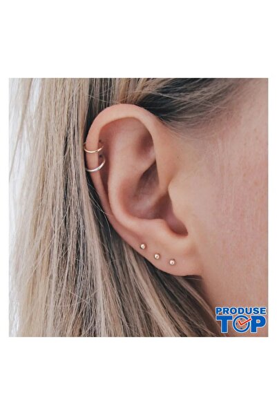 Produse.Top Fashion Earrings Made of Stainless Steel Plated with 14K Gold CW73