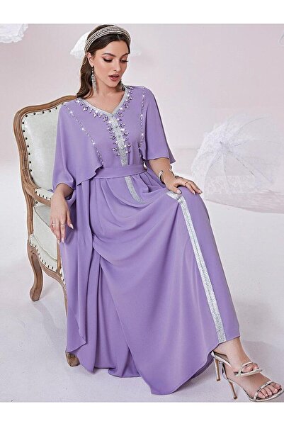 Generic V-Neck Hand Sewn Drill Dress