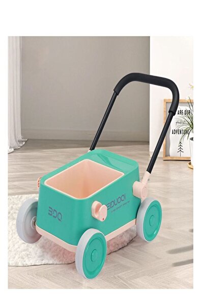 Arabest عربة أطفال بأربع عجلات، لعبة روضة أطفال، عربة تسوق للأطفال، عربة تخزي...