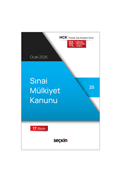 Savaş Yayınevi Sınai Mülkiyet Kanunu - Seçkin Yayınevi Kanun Metinleri Ocak 2026