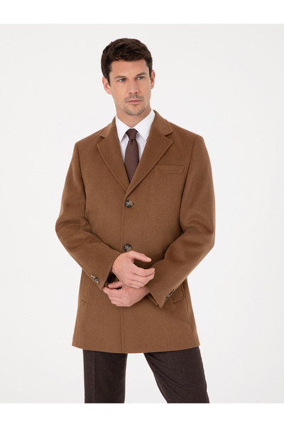 Cacharel Vizon Slim Fit Yün Karışımlı Palto 50319242-VR052