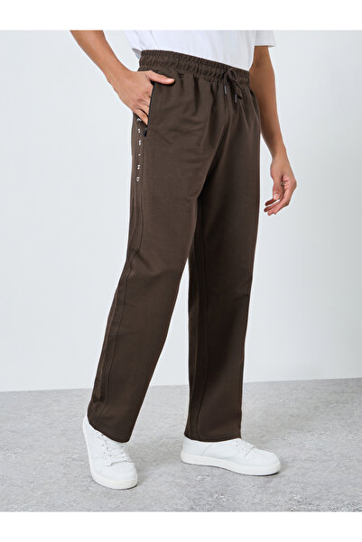 Styli Men Brown Relaxed Fit Joggers