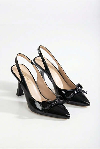 Les Chatelets Soleil Ruban Classique Women's Pointed Toe Slingback Heeled Shoes