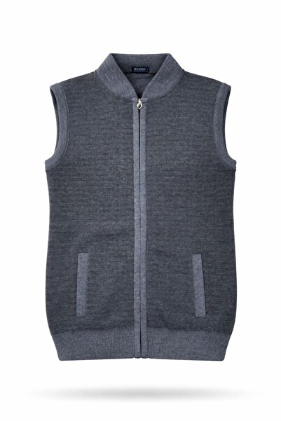 HEDEFNUR TEKSTİL Men's Middle Age and Above Knitwear Knitted Acrylic Winter Z...