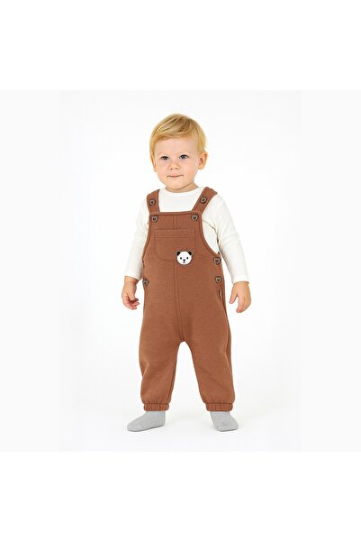 Overdo Baby 9-24 Months 3 İp Ş Fleece-Lined Salopet
