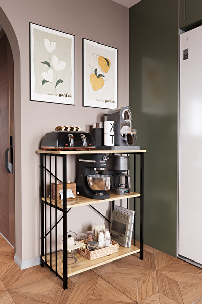 AWOX DEPOLA Metal Depolama Rafı Çok Amaçlı Raf Kiler Dolabı 90x40