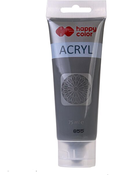 HAPPY COLOR Culoare acrilica 75ml, gri inchis verzui,