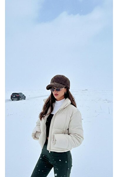 LAGRANZE قبعة شتوية فاخرة من القطيفة بتصميم خاص