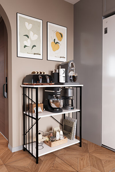 AWOX DEPOLA Metal Depolama Rafı Çok Amaçlı Raf Kiler Dolabı 90x40