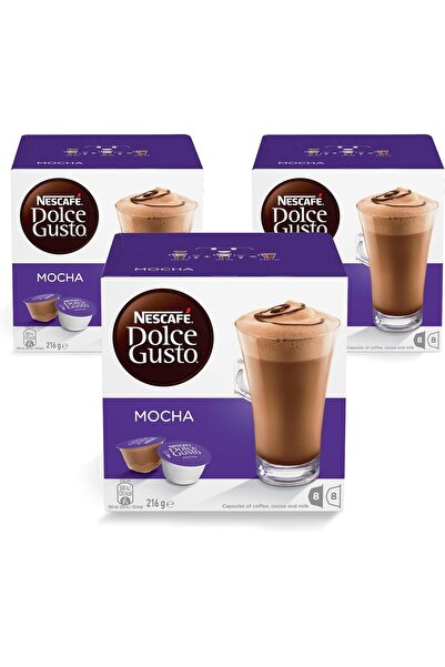 Nescafé Dolce Gusto كبسولات قهوة نسكافيه دولتشي قوستو موكا - 3 × 16 كبسولة