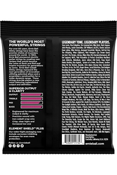 Ernie Ball Super Slinky Cobalt 5-String Electric Bass Strings 40-125 Gauge