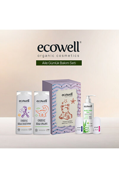 Ecowell Sertifikalı Organik Aile Günlük Bakım Seti