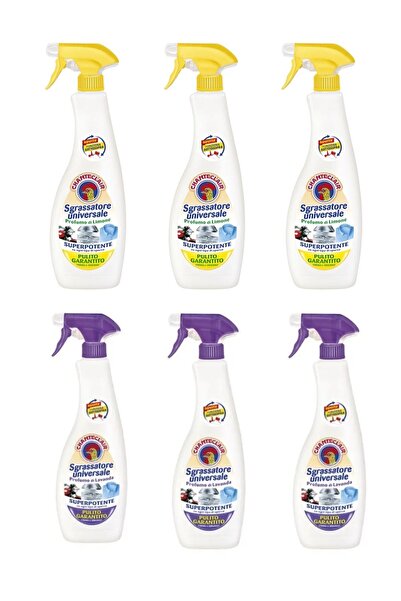 Chanteclair Chante Clair Universal degreaser, Lavender, 600 ml x3 + Lemon, 60...