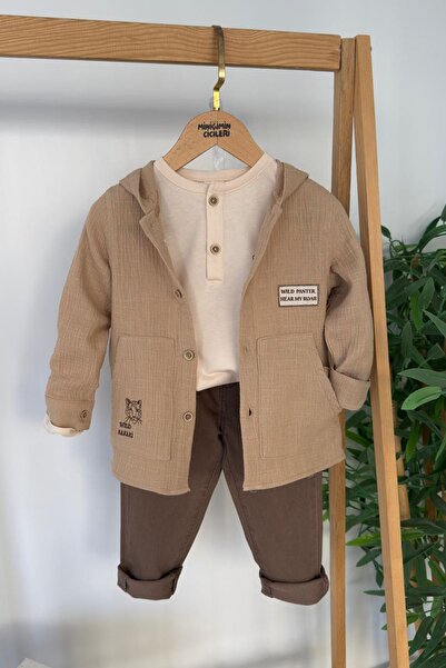 Minigimin Cicileri Miniğimin Cicileri Premium Kaplan cu imprimeu Muslin pentr...