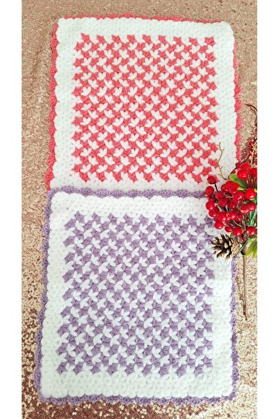 SOUL BY A&B مجموعة من 2 منشفة حمام محبوكة يدويًا، منشفة ناعمة للأم والأب والطفل