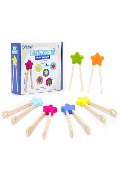 Educational Insights Set 6 pensete din lemn