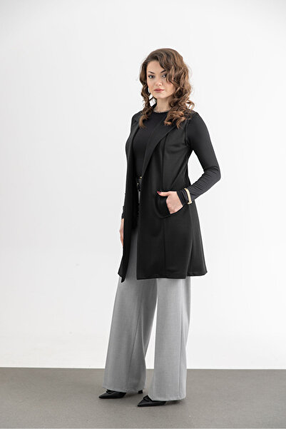 TUĞBA ERGÜL Women's Long Vest