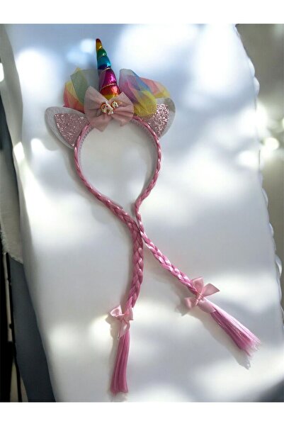 Ugly Duck Braided Unicorn Crown for Girls – Glitter Crown with Rainbow Horns ...