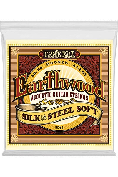 Ernie Ball Earthwood Silk and Steel Soft 80/20 Bronze Acoustic Guitar Strings...