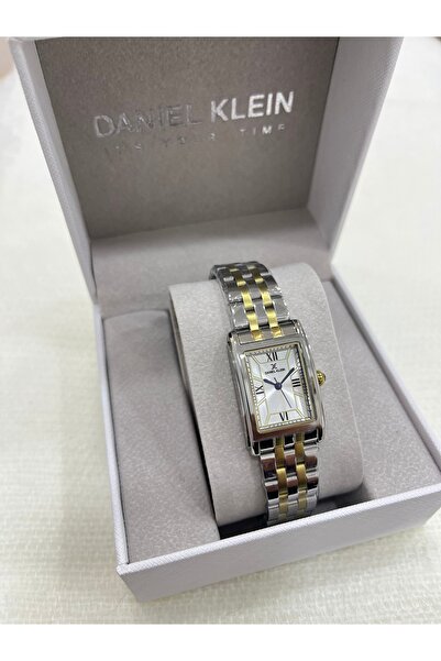 Daniel Klein Dikdörtgen Romen Rakamlı Metalik Kadran Kol Saati