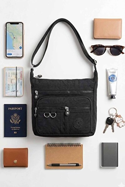 vynor atelier Geantă de umăr tip crossbody pentru femei, cu multiple comparti...