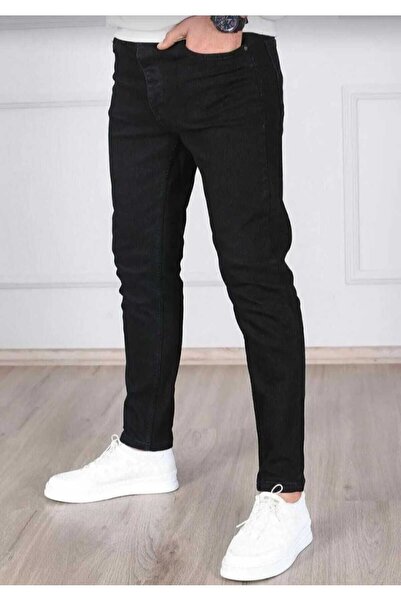 G GOLEND Blugi bărbați, croială regular fit, picior drept, denim elastic cu l...