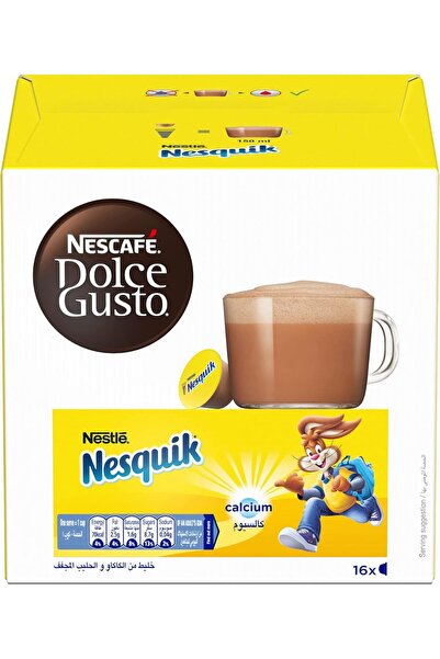 Nescafe Dolce Gusto Nesquick Capsules, 16 Capsules, Chocolate