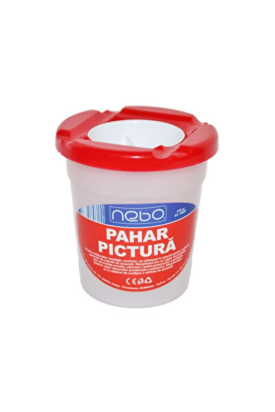 NEBO Large painting glass with lid -