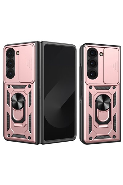 SKYDDAR INNOVATION Husă pentru Samsung Galaxy Z Fold6, CamShield, inel magnet...