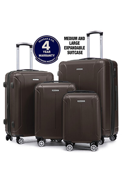 Quasar & Co. Set 4 trolere XS/S/M/L, bagaj mana/cala,geamantane cu 4 roti,ABS...
