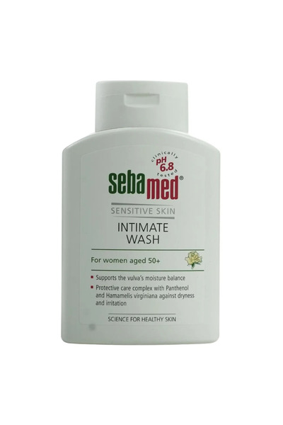 Sebamed Sensitive Skin Intimate Wash for Women Aged 50+, PH 6.8- 200ml