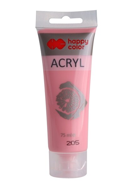 HAPPY COLOR Culoare acrilica 75ml, pudra roz pastel,