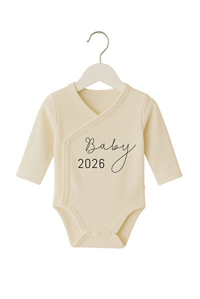 babytex بدلة أطفال مصنوعة من القطن بنسبة 100%، موديل 2026 مطبوع بأكمام طويلة