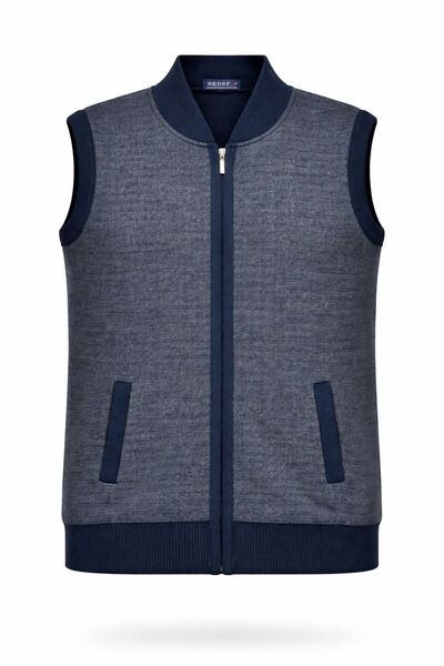 HEDEFNUR TEKSTİL Men's Middle Age and Above Knitwear Knitted Acrylic Winter Z...