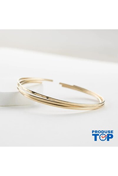 Produse.Top Brățară de lux pentru femei, realizată din oțel inoxidabil placat...