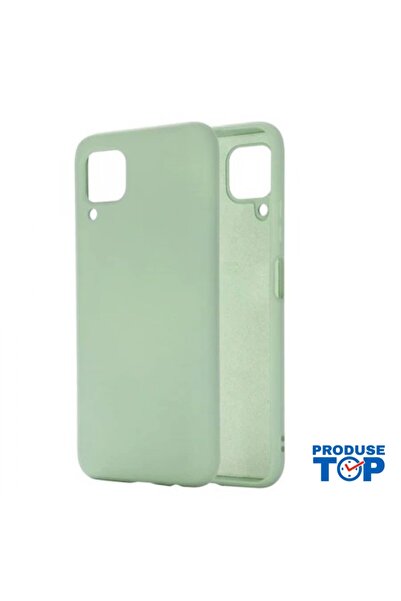 Samsung Carcasă cu membrană din silicon verde pentru Galaxy A12